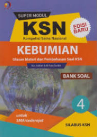 Image of KSN KEBUMIAN 4 BANK SOAL KEBUMIAN