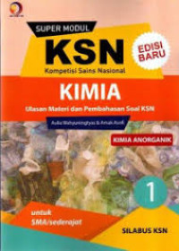 Image of KSN KIMIA 1 KIMIA ANORGANIK